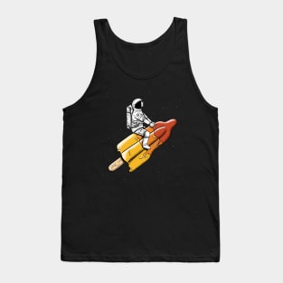 astronaut rocket Tank Top